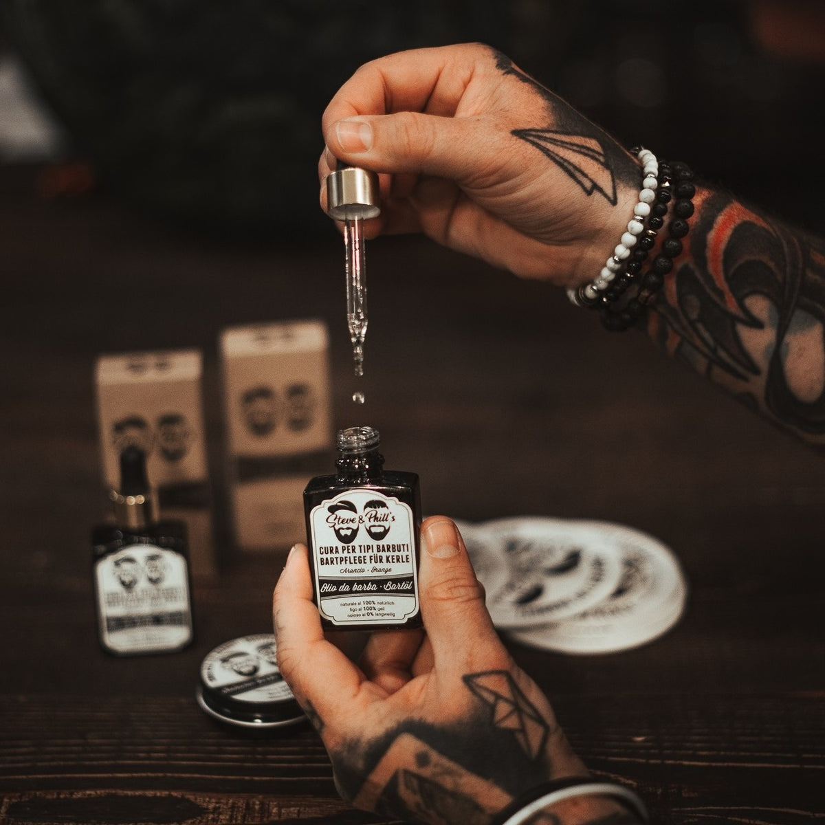 Bartöl mit Latschenkiefer & Zitrone. Bergfrische, 30 ml