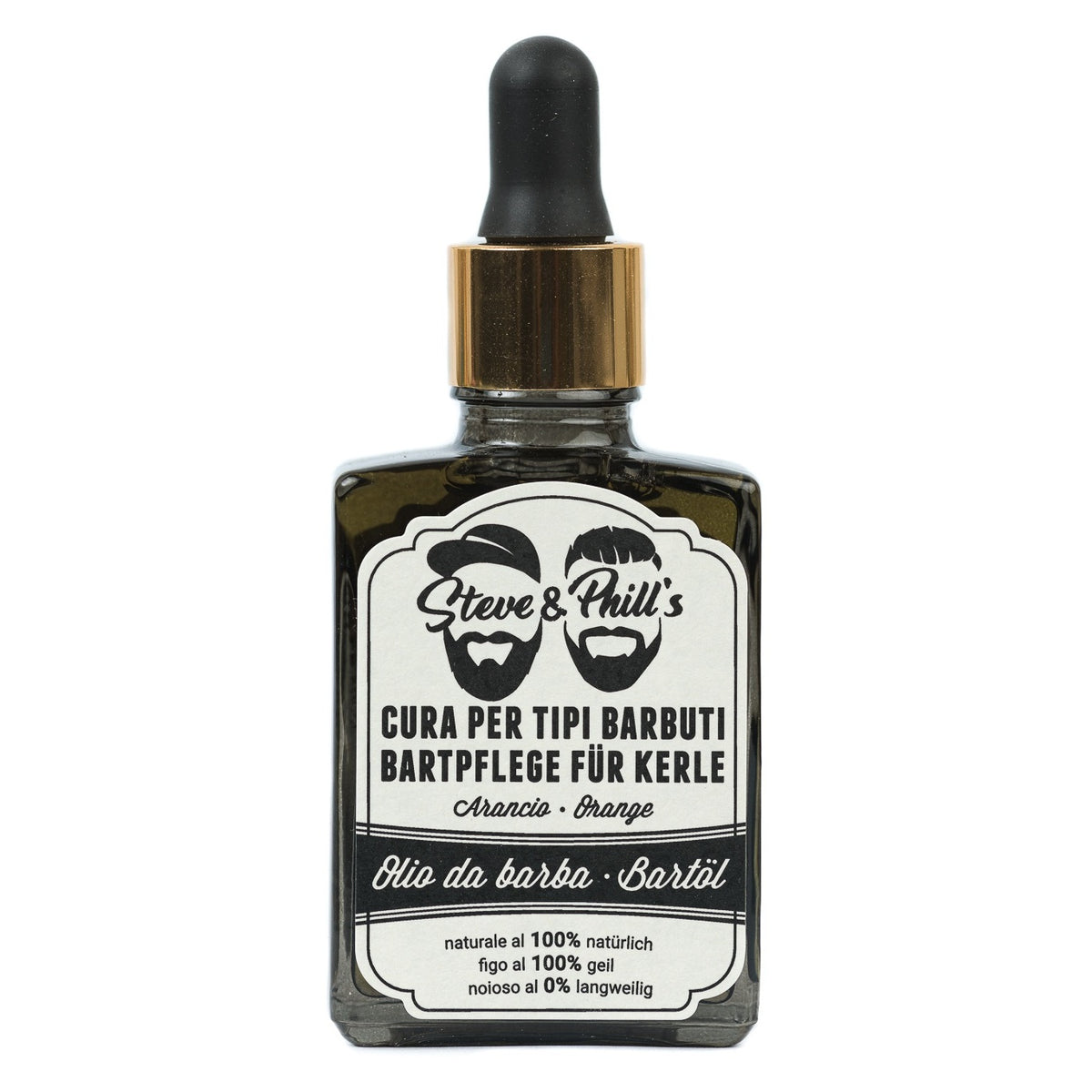 Bartöl mit Orange & Latschenkiefer. Feuer der Berge, 30 ml